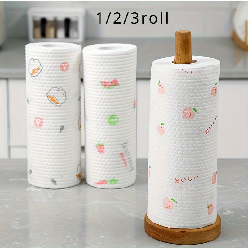 Bamboo Paper Towels For Dishwashing And Cleaning Reusable - Temu