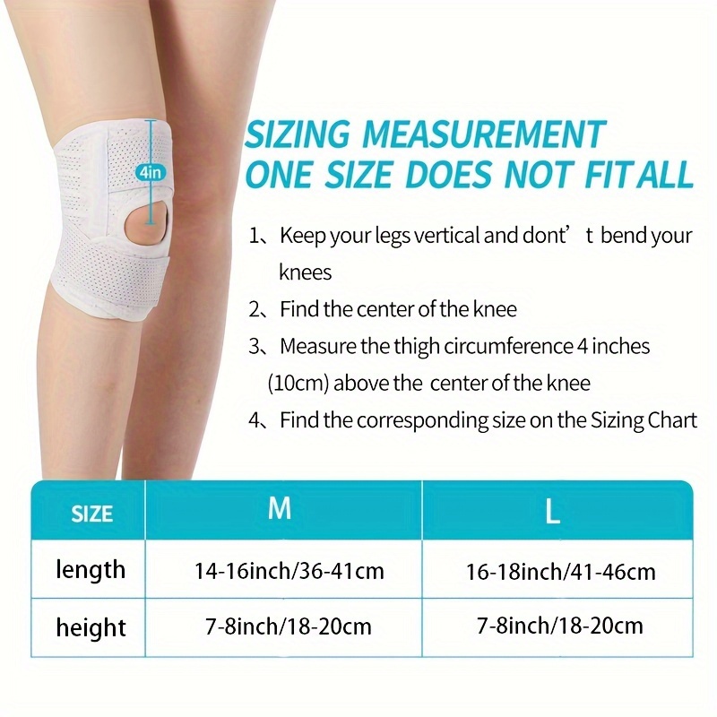 Rodilleras, rodillera ajustable para dolor de rodilla, soporte de rodilla  con estabilizadores laterales, soporte de rodilla para desgarro de menisco
