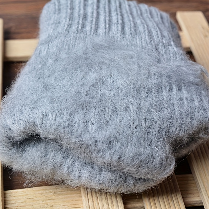 Women's Winter Touch Screen Gloves Warm Wool lined Knitted Gloves