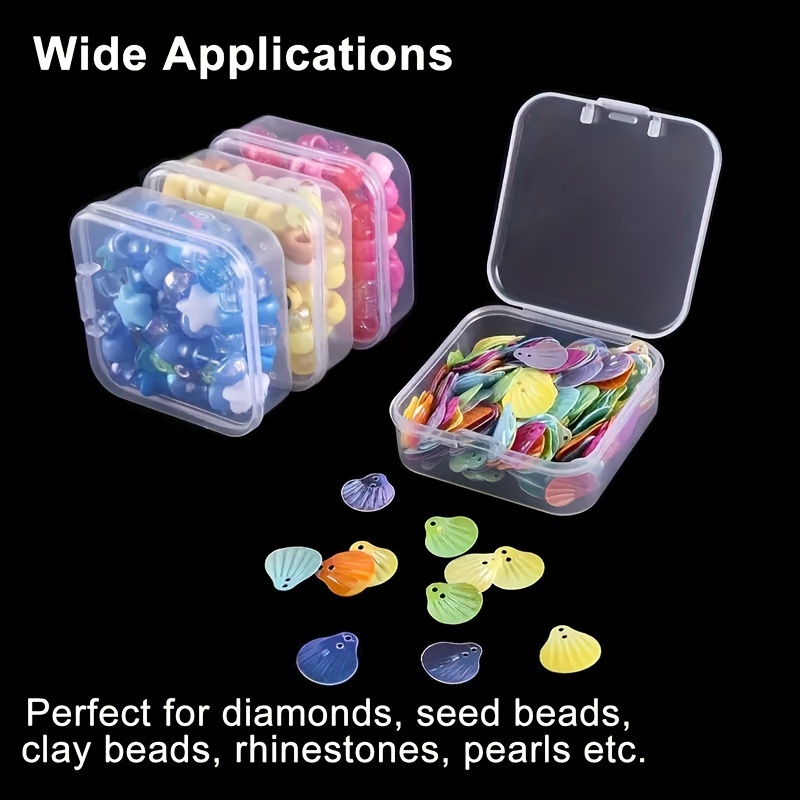 1pc Plastic Transparent Storage Box 14 20 28 42 Grids Bead Storage Case  Jewelry Nail Art
