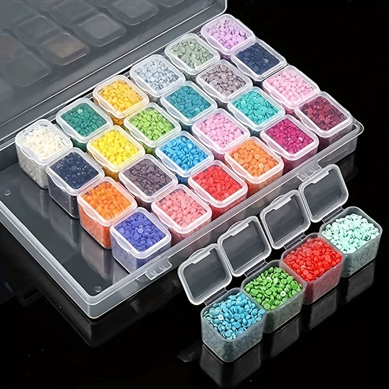 Beads Storage Box, Desktop Jewelry Transparent Drawer Sub-grid Plastic Box  Practical Convenient Supplies - Temu Austria