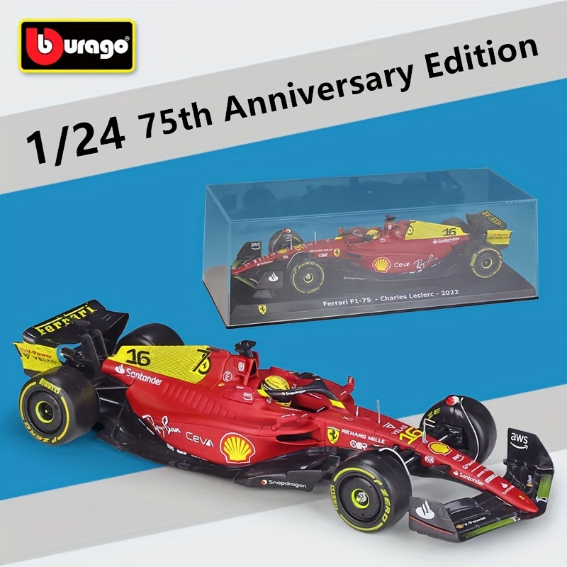 Burago 1:24 2023 F1 75 75th Anniversary #16 #55 Model Cars - Temu