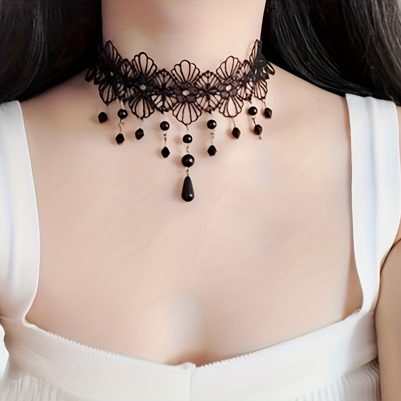 Lace Sexy Neck Choker Necklace  Lace Neck Jewelry Accessories