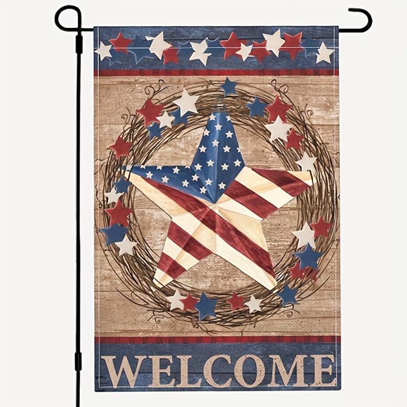  Baseball Theme 4th July Garden Flag Double Sided for Spring  Polyester, 12 x 18 inch Home DecorFlag Weather-Proof Yard Flag : Patio,  Lawn & Garden