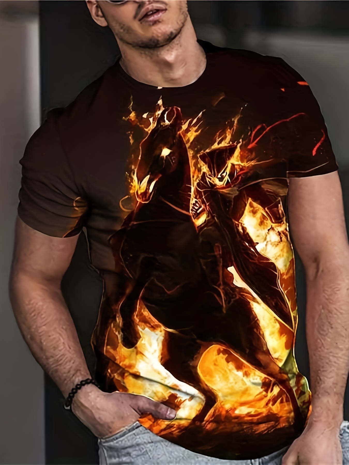 Flame Shirt - Temu