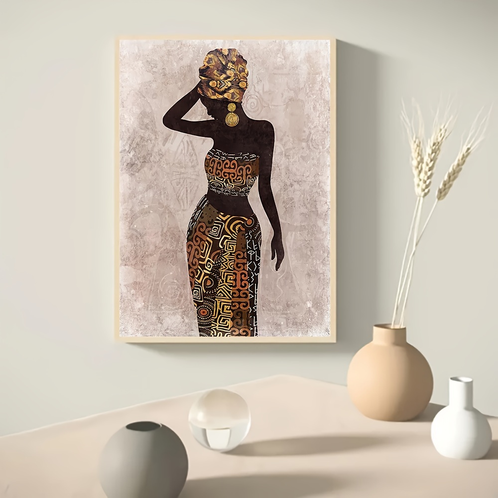 Unframed Rolled Canvas Prints Posters African Woman Picture - Temu