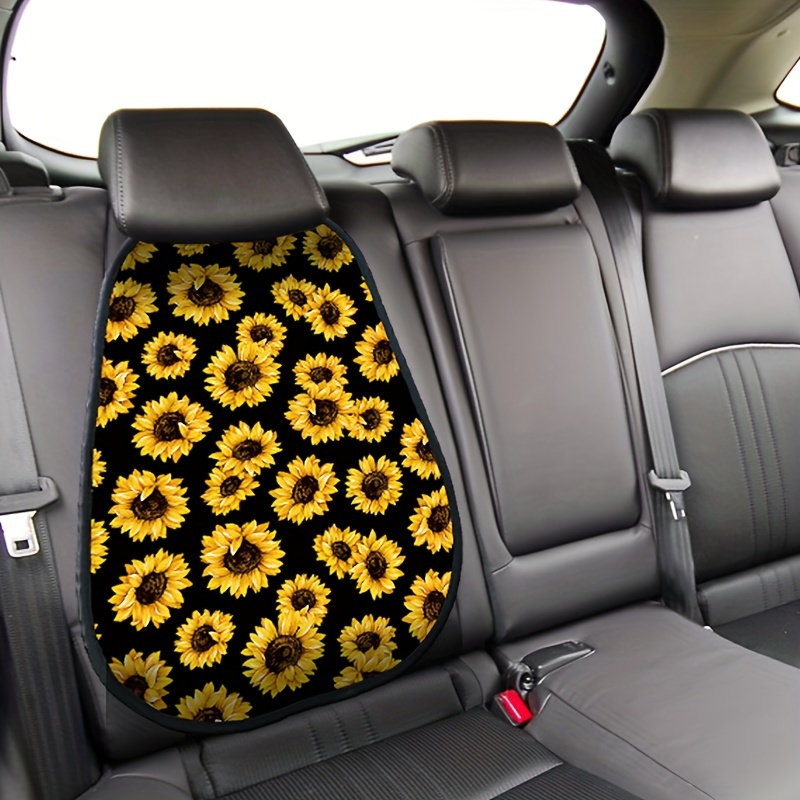Sunflower Printed Car Seat Cover Front Seats Bucket Seat - Temu