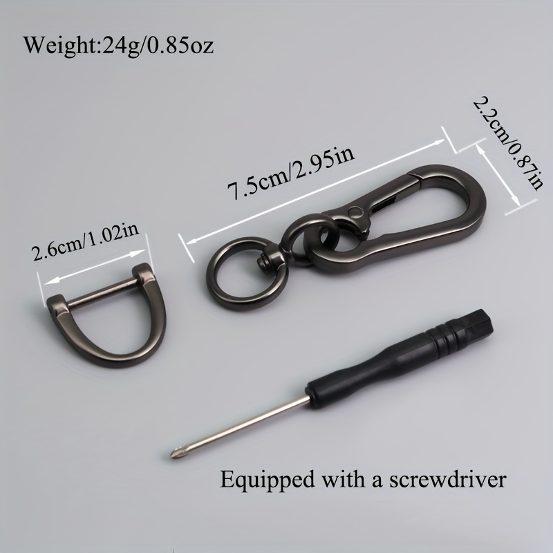 Organizer Holder Key Rings Heavy Duty Keychain Clip Carabiner Hook