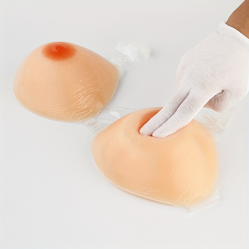 Fake Boobs,Silicone Breast Form Transparent Artificial Breast