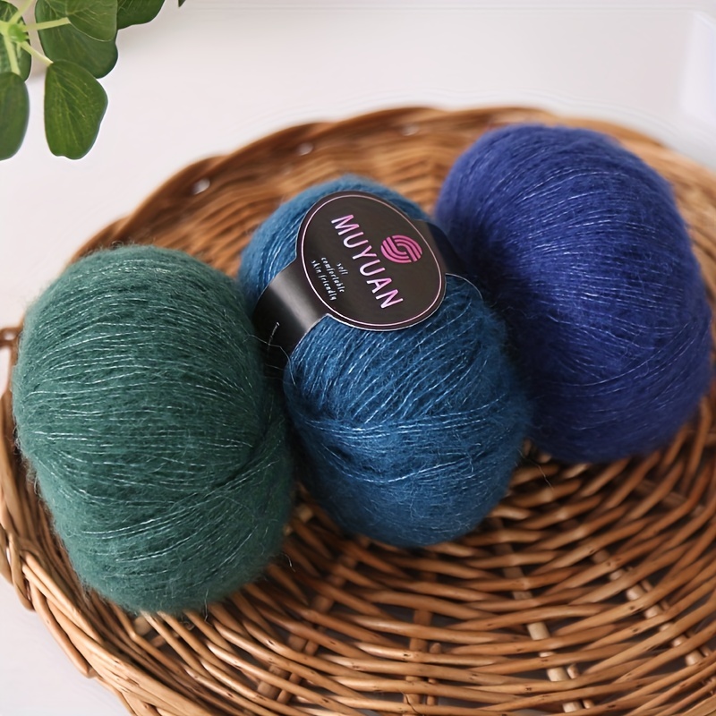 Thin Soft Alpaca Mohair Yarn Long Plush Thick Crochet Wool - Temu