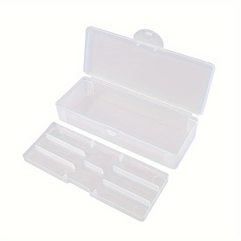 Double sided Transparent Nail Storage Box Portable Beauty - Temu