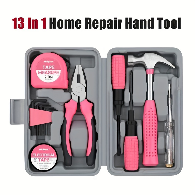 Comprar Kit de herramientas de reparación de automóviles para uso doméstico  o en coche, caja de herramientas, caja de almacenamiento, llave,  destornillador, herramientas de mano