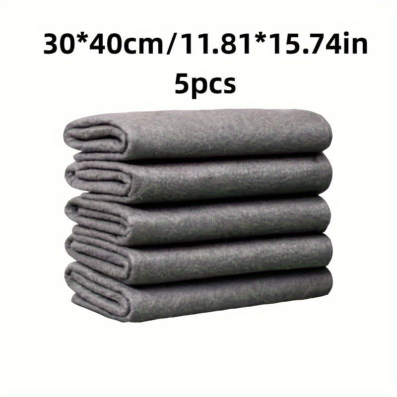 Thickened Magic Cleaning Cloth Reusable Microfiber Glass Windows Wiping  Rags No Trace Glass Cleaning Cloths for Car Bathroom