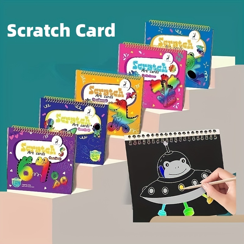 Scratch Art For Kids Rainbow Scratch Paper Children's - Temu