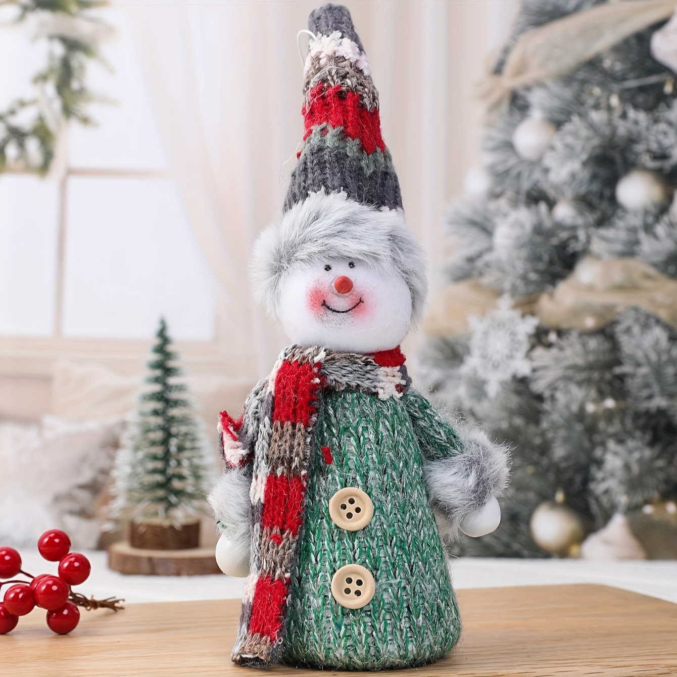 Christmas Decorations Christmas Knitted Small Pendant - Temu