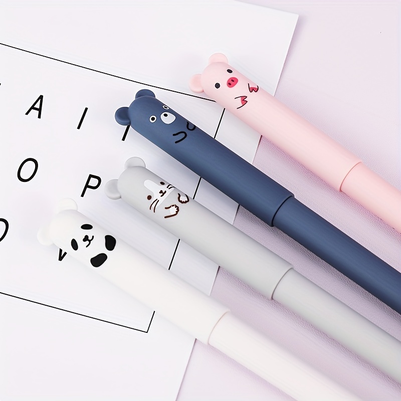 4 Pièces Stylo Effaçable Ours Mignon Stylo Kawaii Stylo - Temu France