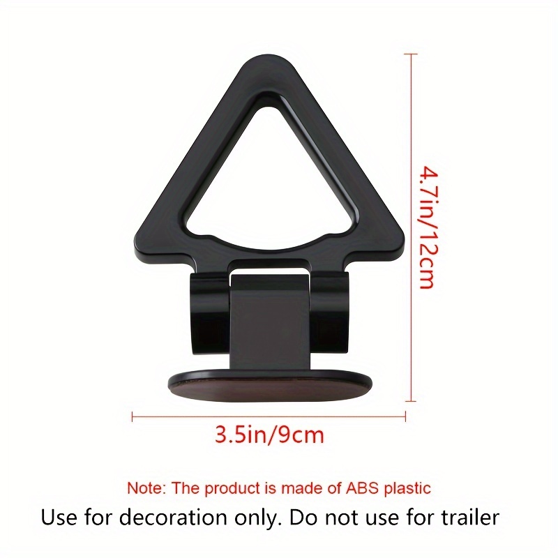 Buy CARIZO Tow Hook Kit (Triangle - Black) Car Decorations Sticker Car  Decor Bumper for Auto Exterior Accessories (Only Decoration) Compatible  with Hyundai i20 N Line Online at Best Prices in India - JioMart.
