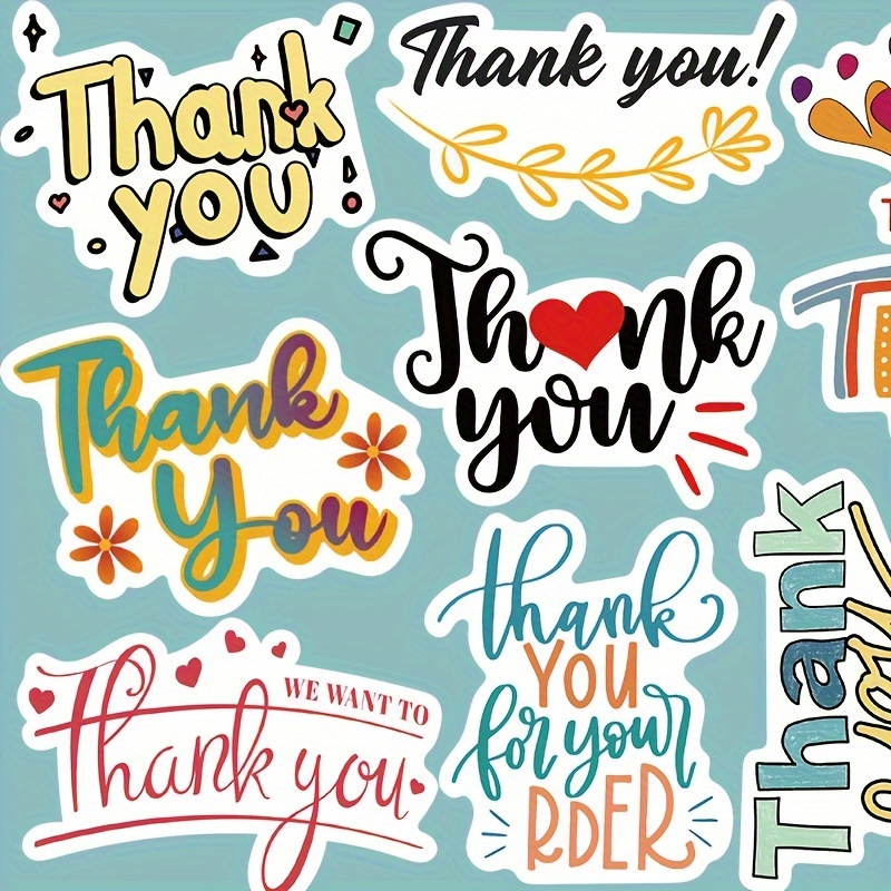 Cute Stickers Thankful Stickers Waterproof Stickers Suitable - Temu