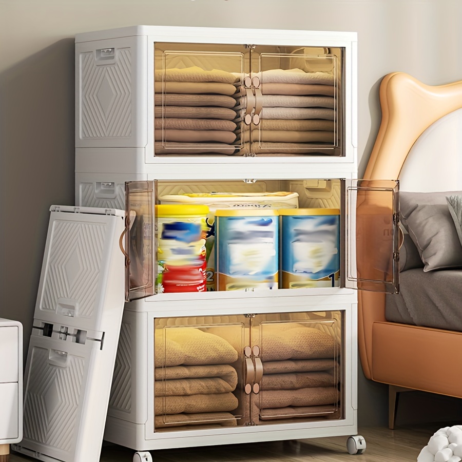 Drawer Type Storage Cabinet, Multi-layer Movable Snack Cabinet, Plastic  Storage Cabinet, Household Storage Organizer - Temu