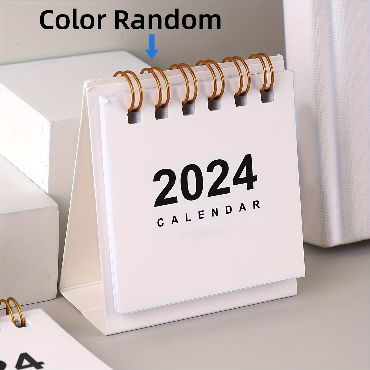 Calendrier de bureau miniature bureau 2024 calendrier de table