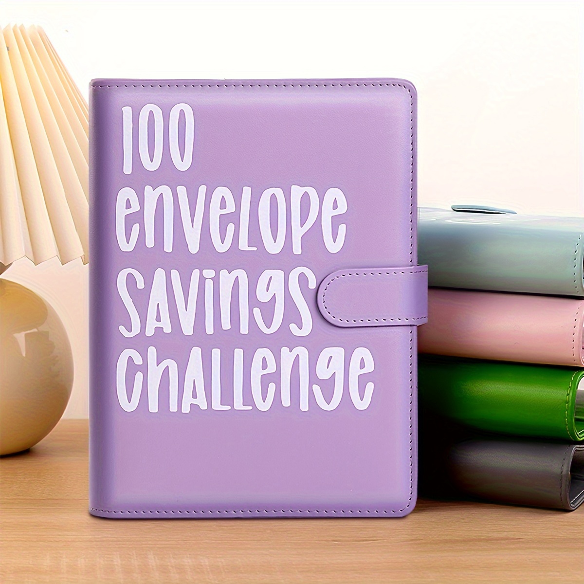 Classeur défi de 100 enveloppes, moyen facile et amusant d'économiser 5 050  $, défi d'épargne 