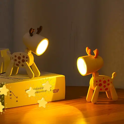 1 pieza de decoración de escritorio de ciervo pequeño luz - Temu