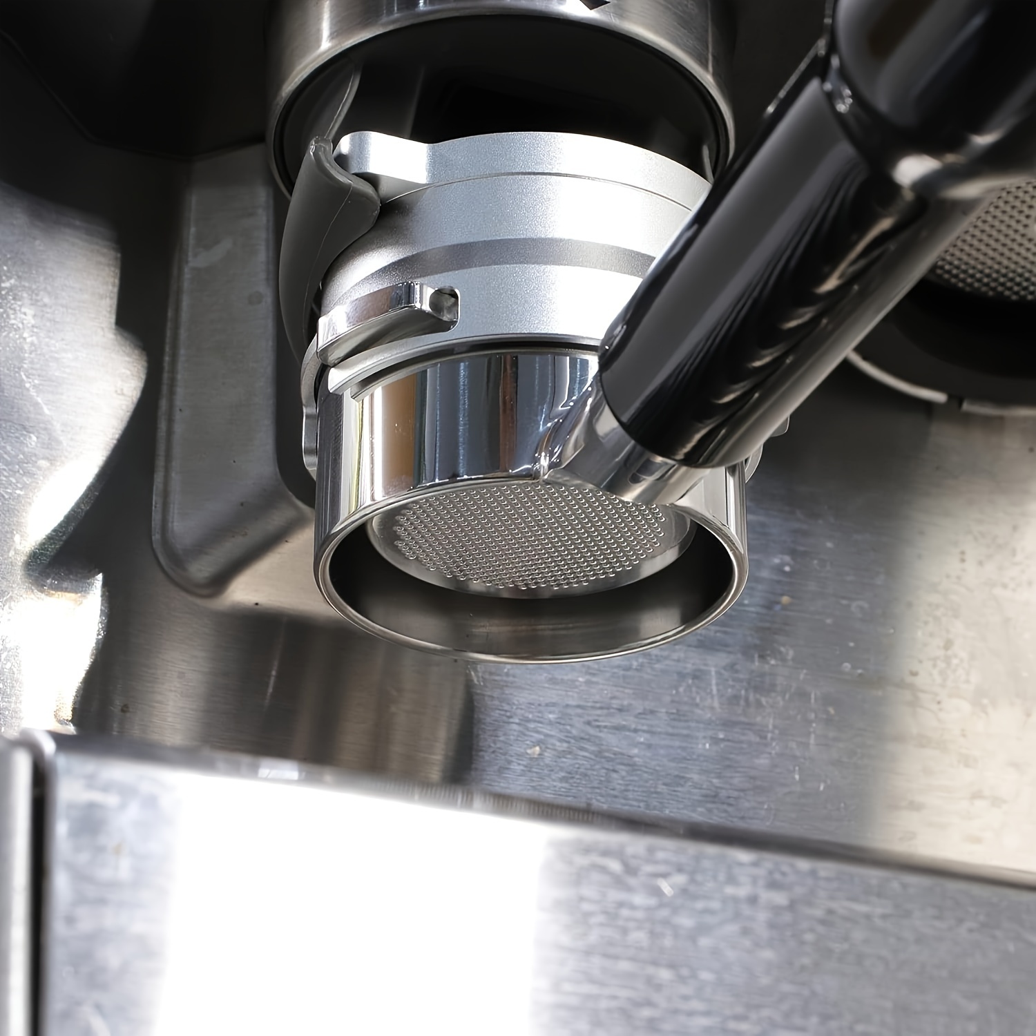 Drei Ohren unbenutzt Siebträger Espressomaschinen 51mm, 2 Tassen