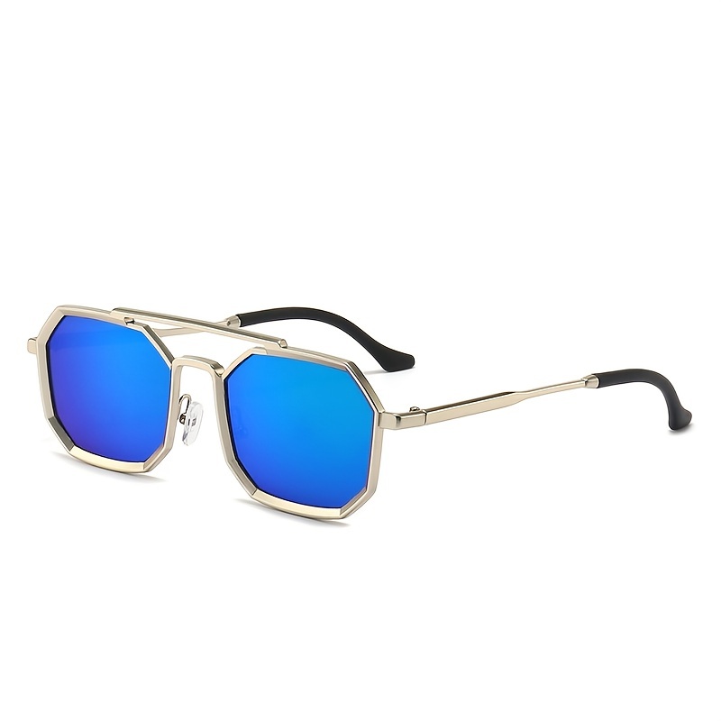 Vintage Classic Square Sunglass Men Outdoor Small Quality Alloy