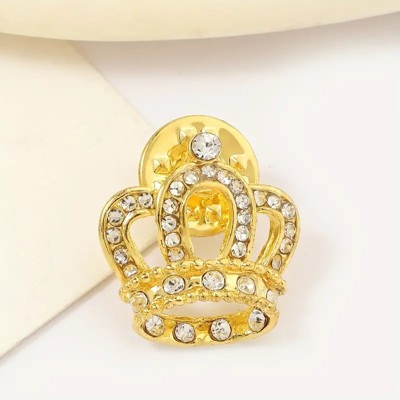 Gold Plated Vintage Rhinestone Pins And Brooches Brooch Pin With