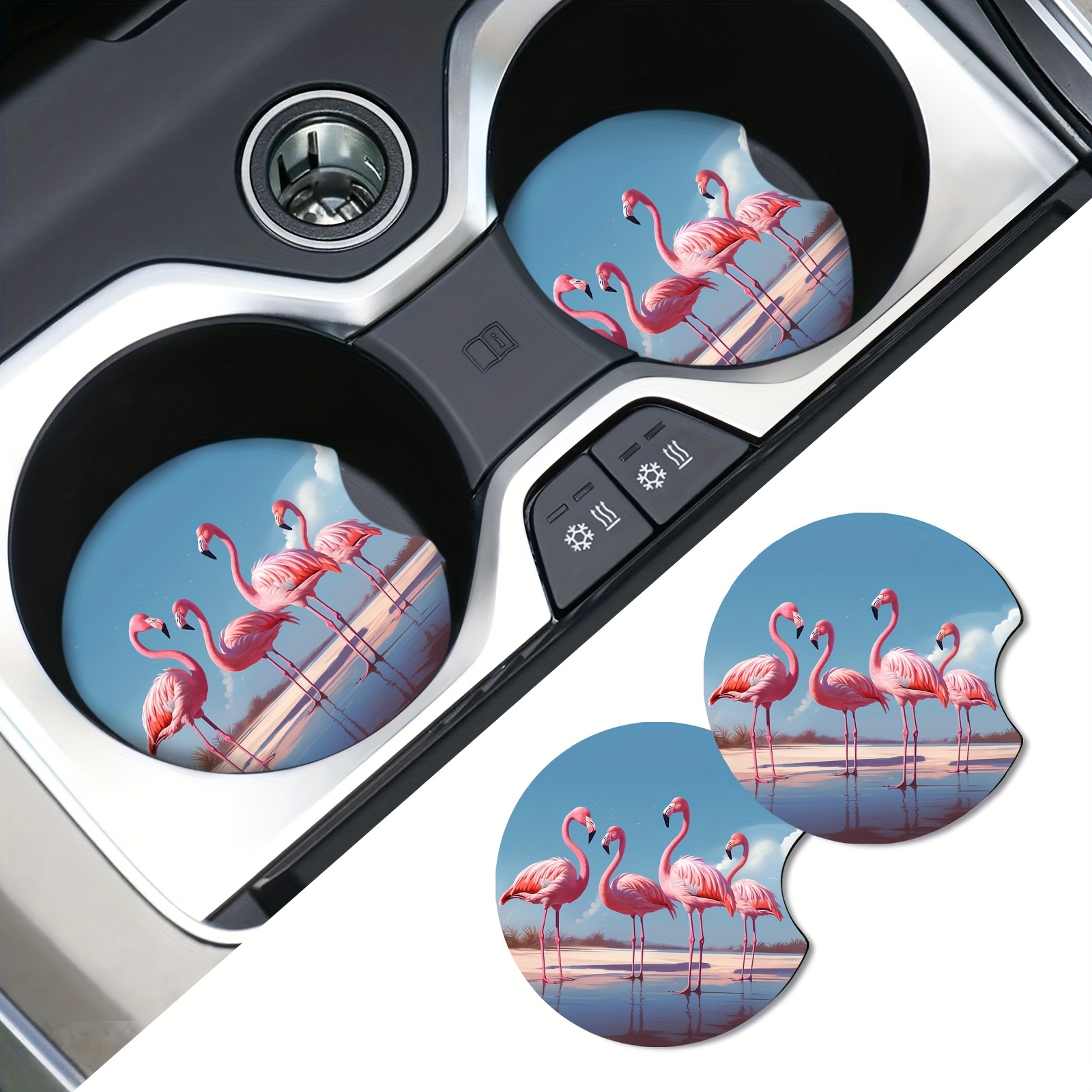2 Stück Saugfähige Flamingo autogetränke Verwenden Meisten - Temu Austria