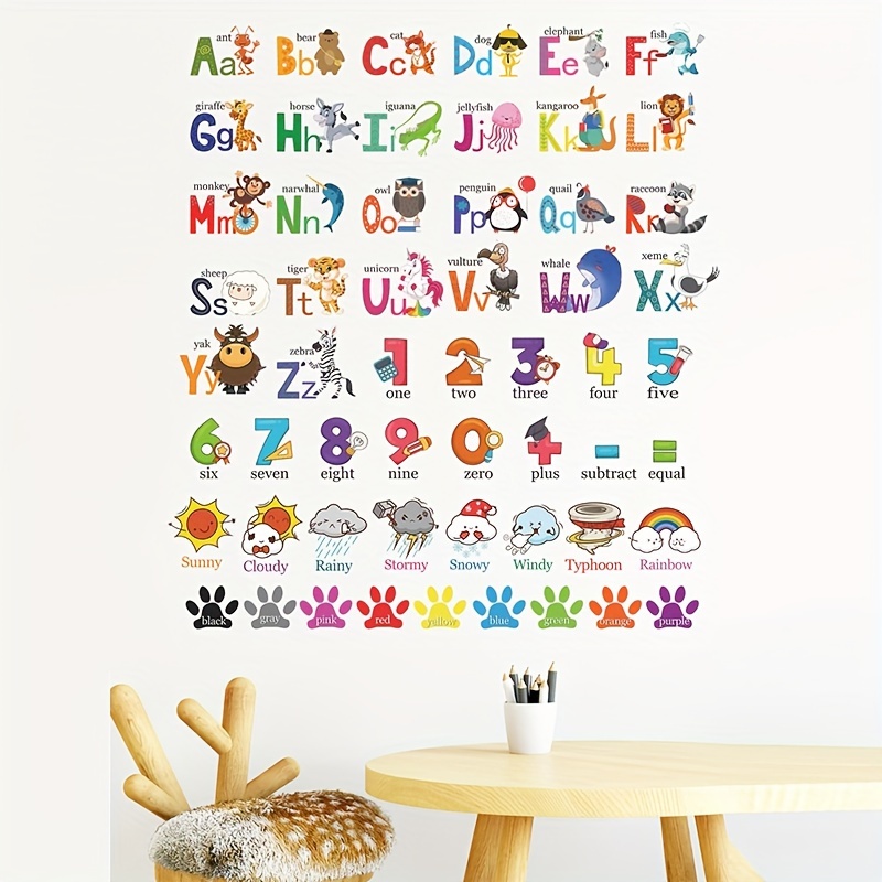 Acrylic Wall Sticker 26 English Letters Personality Diy - Temu