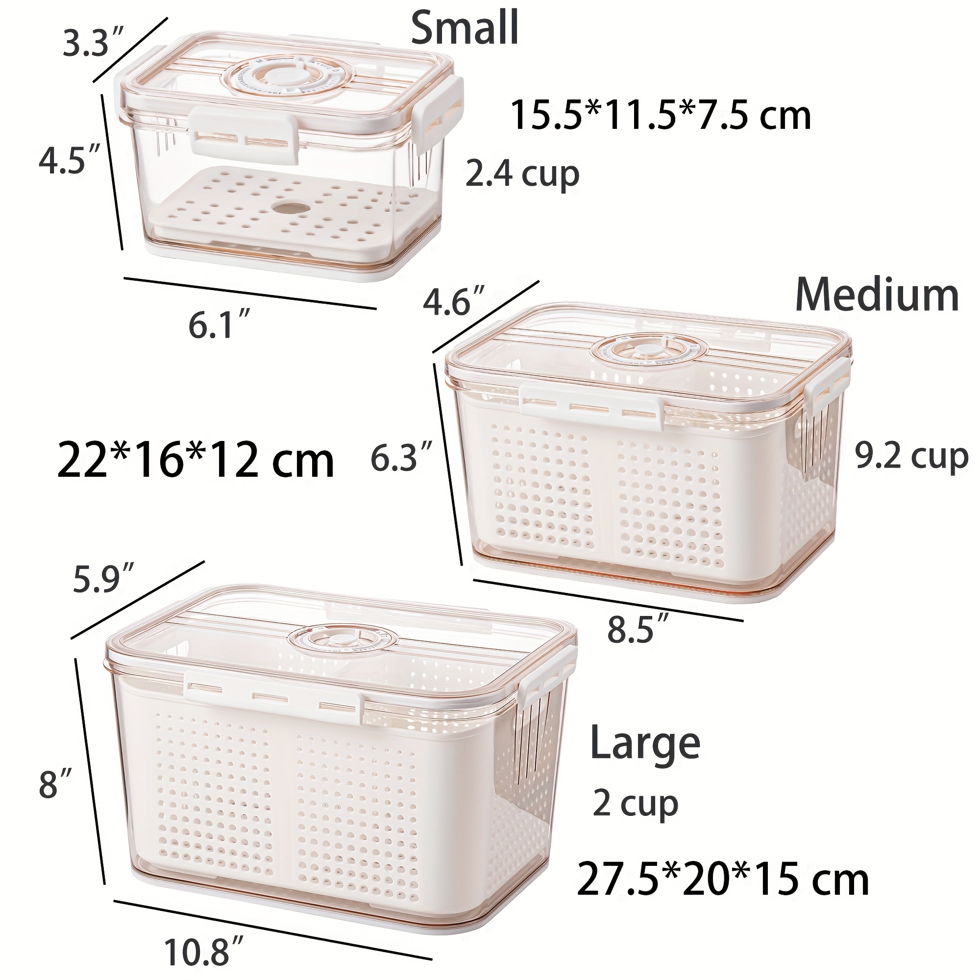  Set Of 12 Refrigerator Organizer Bins with Lids