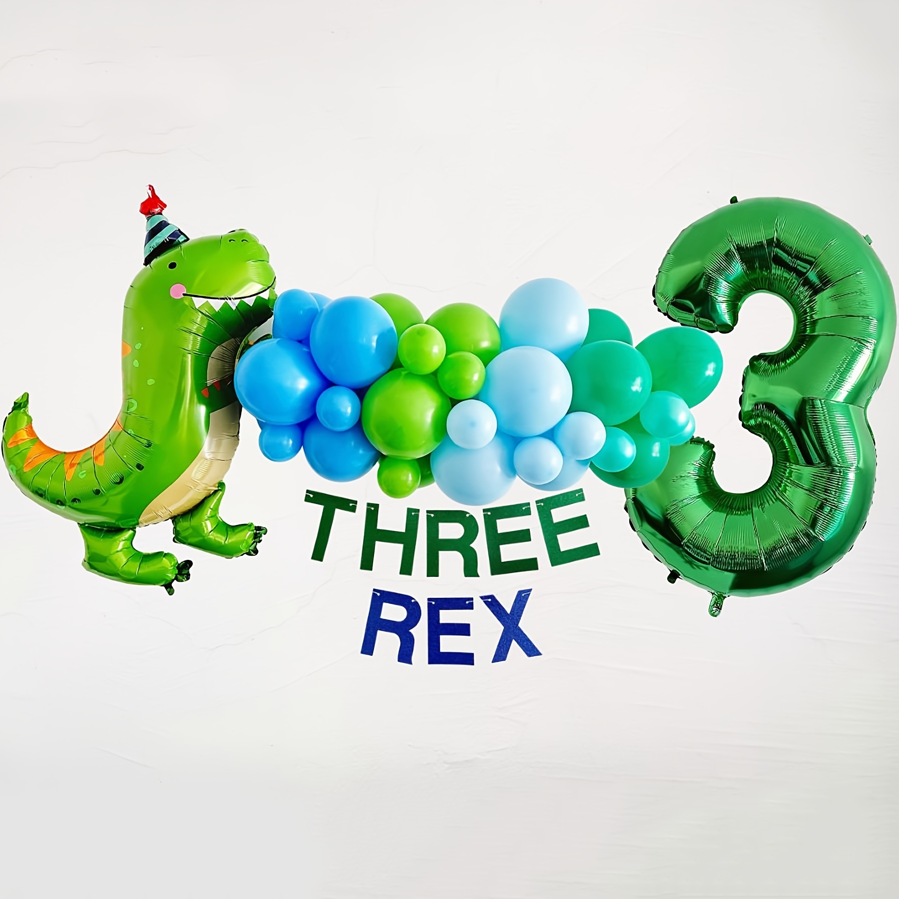 Kit decoración cumpleaños dinosaurio