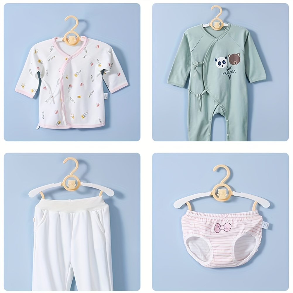 5-pack Adjustable Newborn Baby Hangers Plastic Non-Slip Extendable