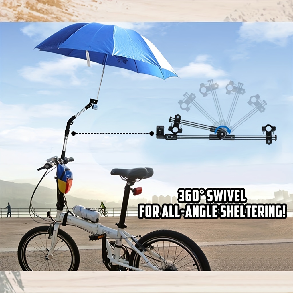 Umbrella holder for discount bicycle