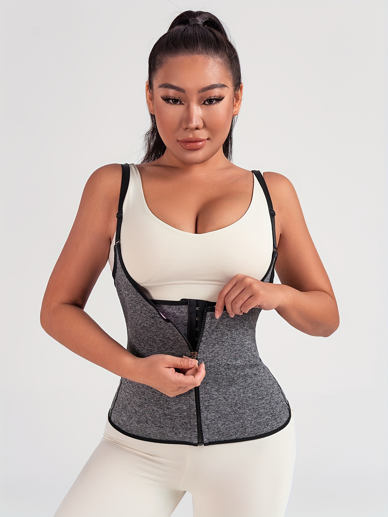 Solid Shaping Tank Tops Waist Trainer Tummy Control Slimmer - Temu