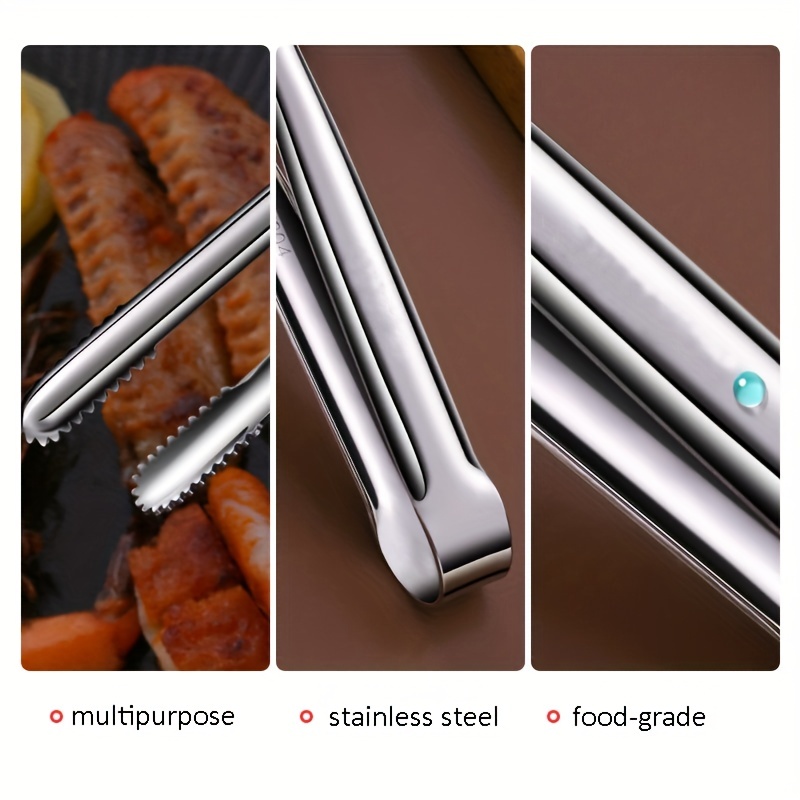 Bbq clip , food clip ,Homestore BBQ food barbecue clip stainless steel  grill cooking tong kitchen