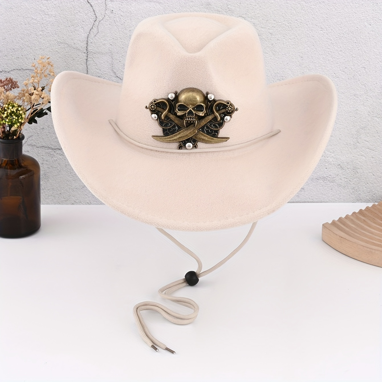 1pc Classic Wide Brim Western Felt Cowboy Hat For Women Men, Shop On Temu  And Start Saving