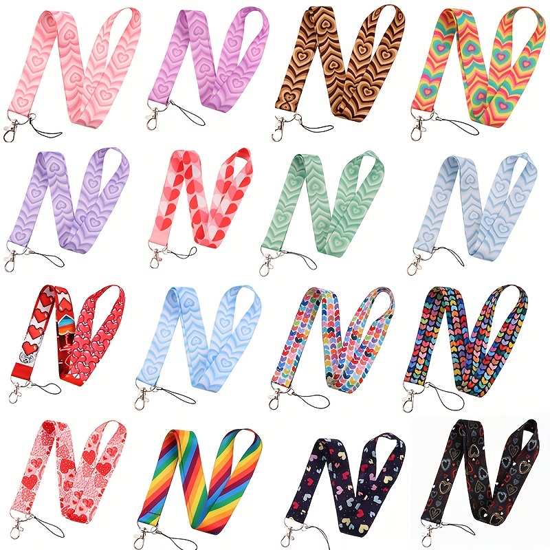 Art Lanyard For Keys Id Credit Bank Card Cover Badge Holder Business  Keychain For Phone Charm Key Lanyard Accessories - Temu