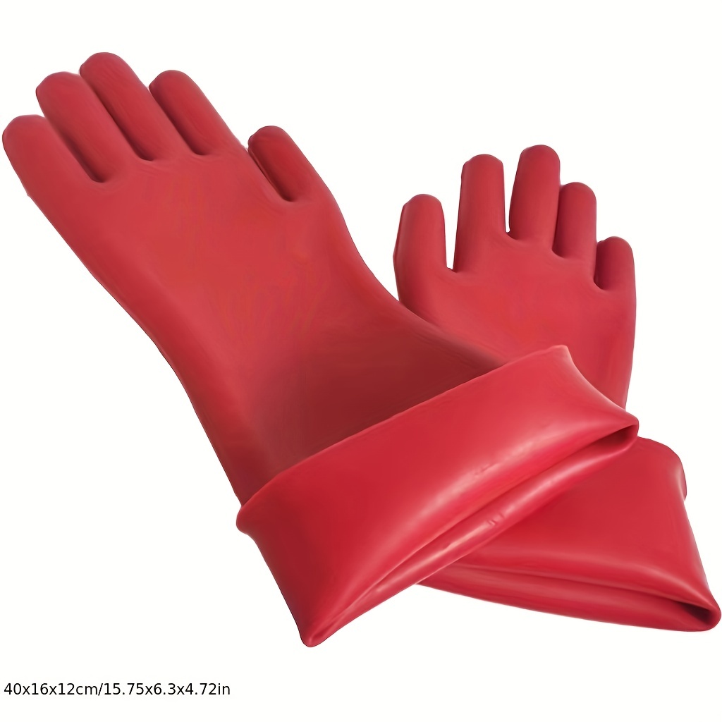 Anti-electricity Protect Rubber Gloves Professional High Voltage