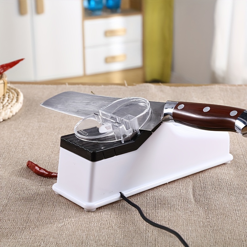 USB Electric Knife Sharpener Adjustable Kitchen Knives Scissor Sharpening  Tool