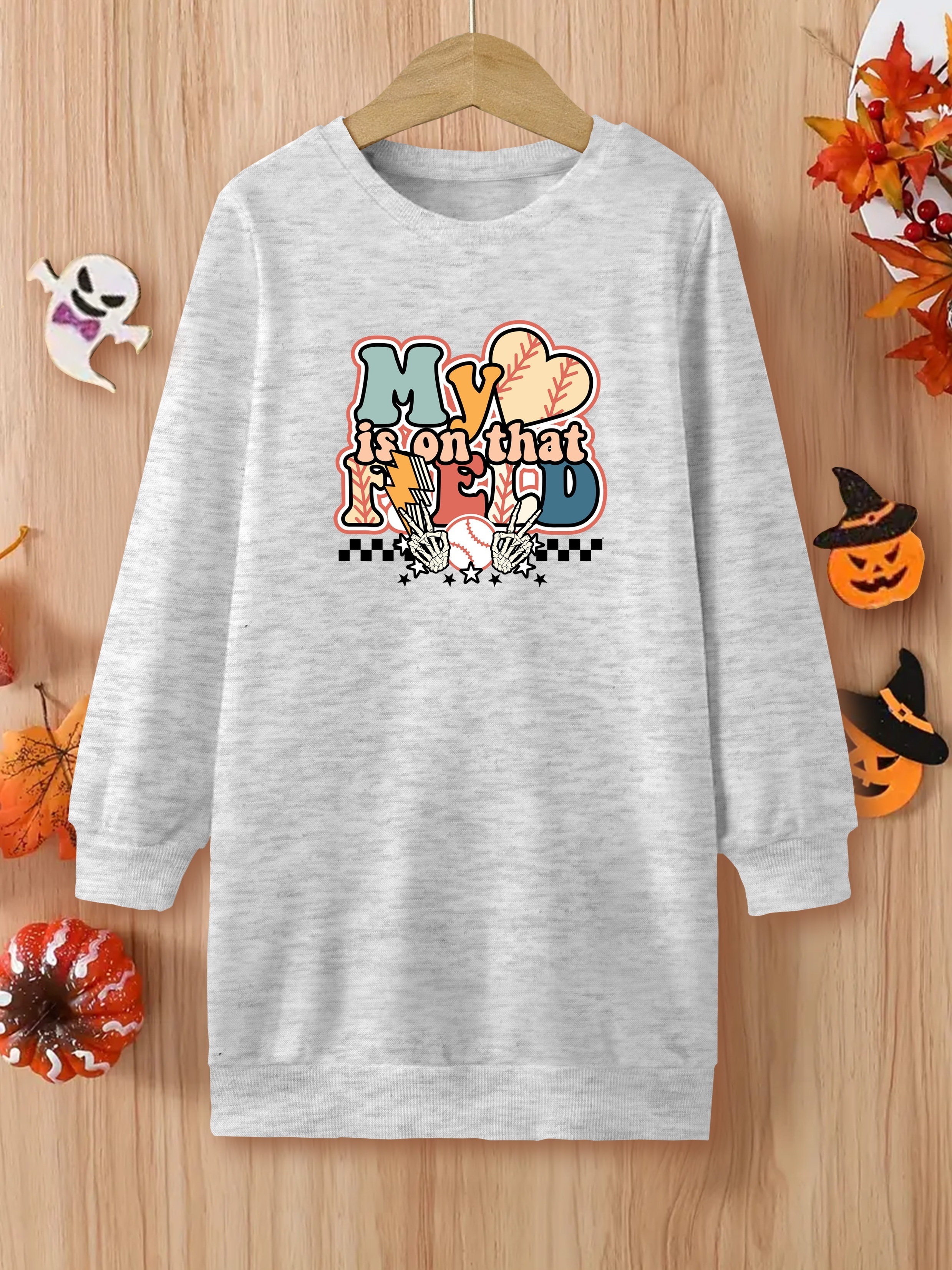 Halloween Baseball Skeleton Sweatshirt - Shirt Low Price