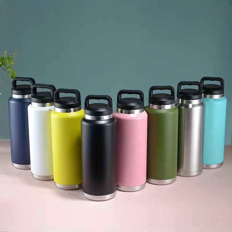 Vacuum Sports Water Bottle Stainless Steel Insulated Water - Temu