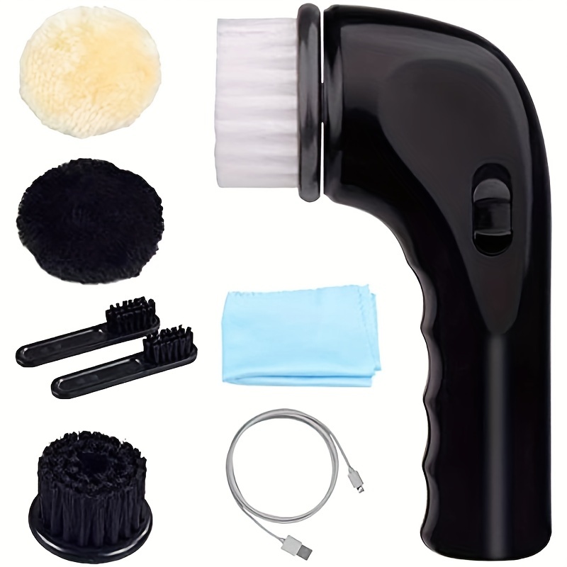 Electric Shoe Shine Kit Electric Shoe Polisher Brush Shoe Dust