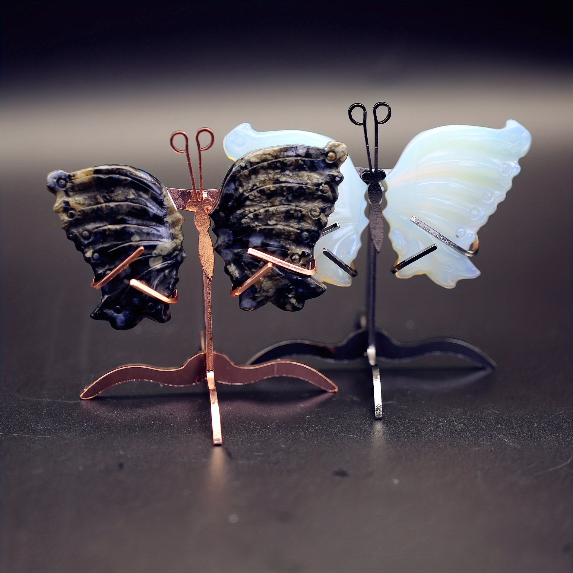 2 Unids/par Alas Mariposa Cristal Decoración Hogar - Temu