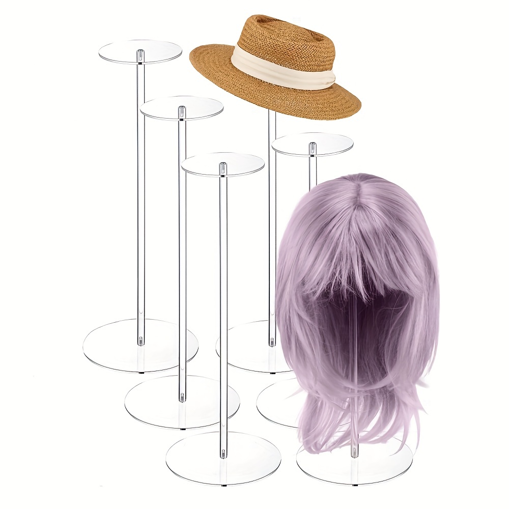 6Pcs Wig Holder Stand wig Wig Display support Wig Stand for