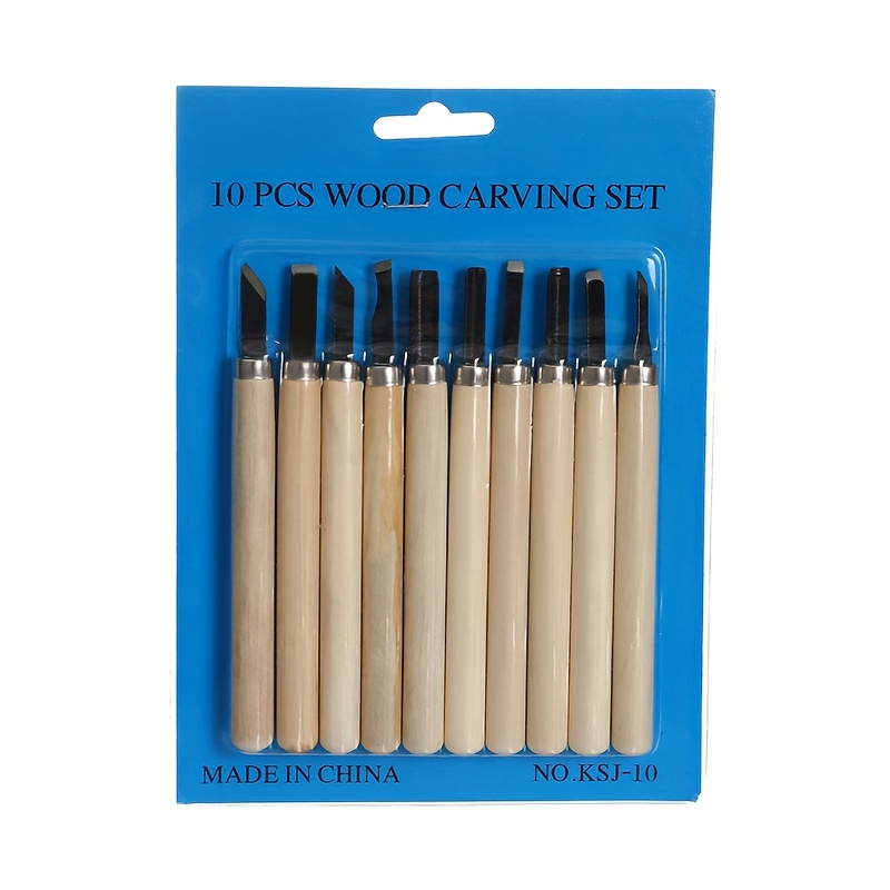 Whittling Wood Carving Kit For Beginners - 6 In1 Chip Carving Knife Kit,  Wood Carving Tools For Spoon/Bowl/Cup/Kuksa DIY Craft Woodworking, Hobby  Kits