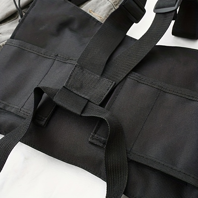 Functional Chest Bag Fashion Bullet Hip Hop Vest Streetcar - Temu Canada