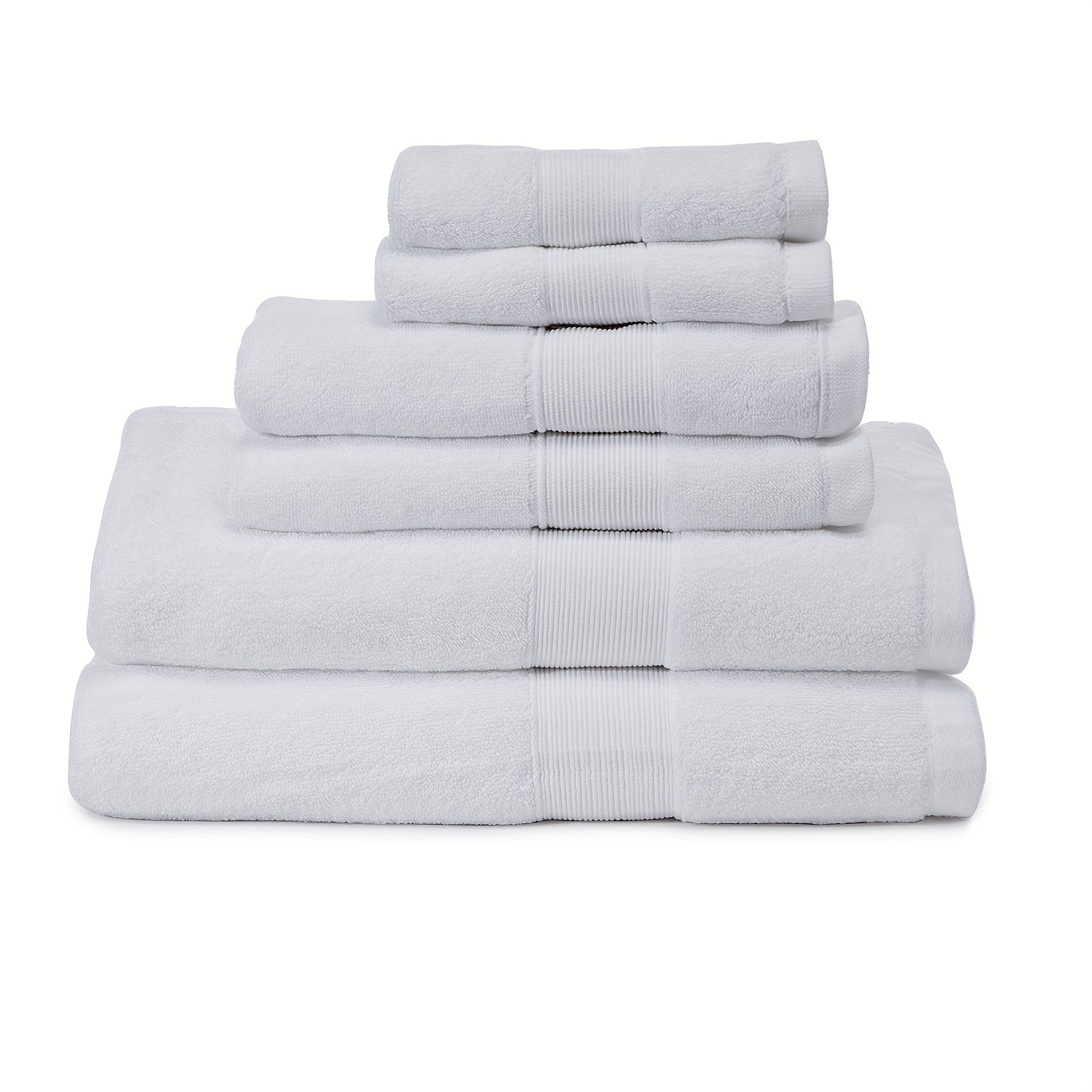 Cotton Towels Set, With 2 Bath Towels, 2 Hand Towels, 4 Washcloths, Premium  Bathroom Towels Set, Lightweight And Highly Absorbent Quick Drying Towels,  Perfect For Daily Use, Bathroom Supplies - Temu