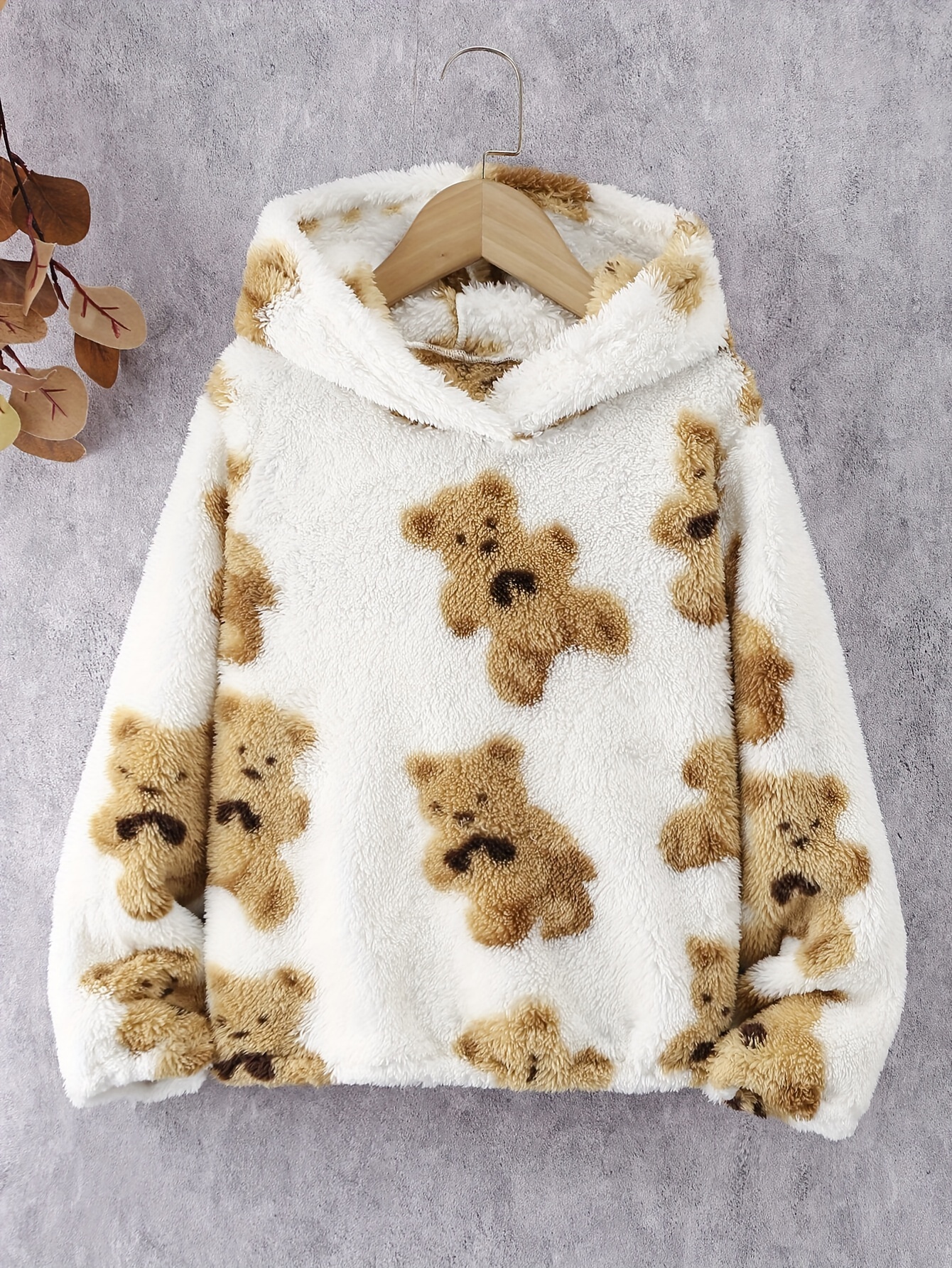 Men's Sweater with Print Monster Teddy Bear, NEW